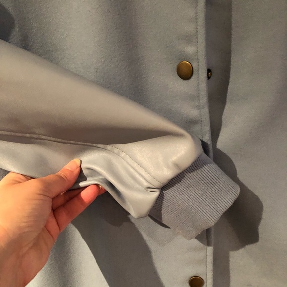 Hilary MacMillan Blue Varsity Jacket Size L - Picture 3 of 7